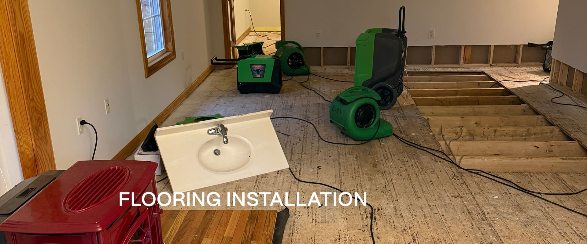Flooring Installation before