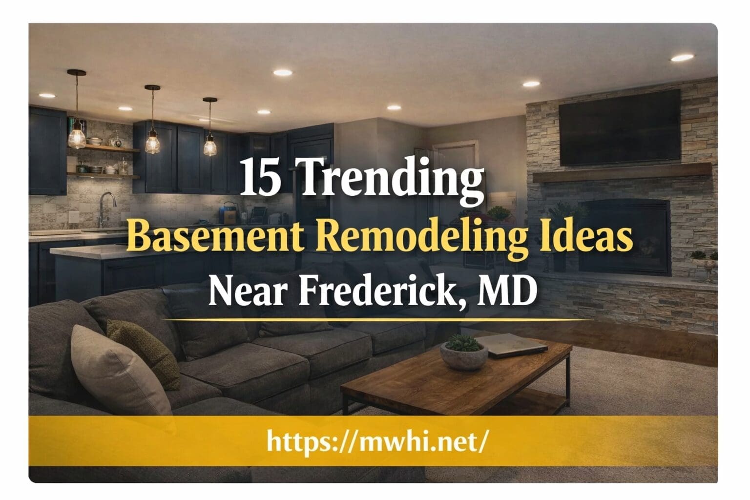15 Trending Basement Remodeling Ideas Near Frederick, MD